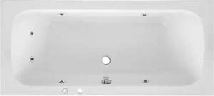 OTTOFOND Whirlpool-Badewanne "Malta 180", (Komplett-Set), Typ 1, 180x80 cm