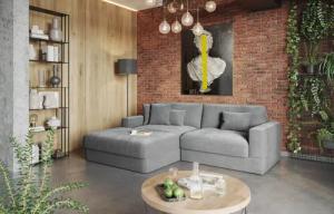 RAUM.ID Ecksofa "Innovid L-Form", Modernes Modul-Polsterprogramm