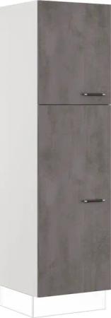 IMPULS KÜCHEN Kühlumbauschrank ""Prag", Breite/Höhe: 60/205,1 cm", vormontiert, mit Drehtüren, mit verstellbarem Fachboden