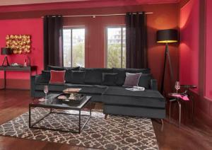 Guido Maria Kretschmer Home&Living Ecksofa "Renesse L-Form", lose Kissen, Keder an Sitzkissen