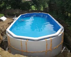 KWAD Poolwandisolierung "Pool Protector T60", (32 St.), für Ovalformbecken der Größe 920x460x132 cm