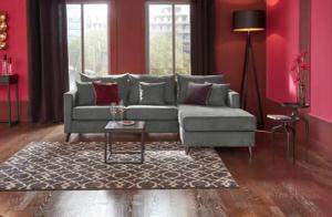 Guido Maria Kretschmer Home&Living Ecksofa "Renesse L-Form", lose Kissen, Keder an Sitzkissen