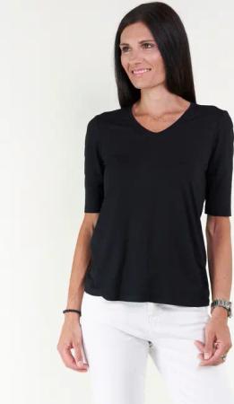 Seidel Moden V-Shirt, mit Halbarm aus softem Material, MADE IN GERMANY
