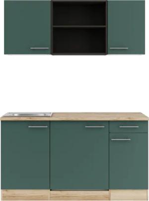 OPTIFIT Pantryküche "Bella", Breite 150 cm, wahlweise mit Kochfeld oder Unterbaukühlschrank