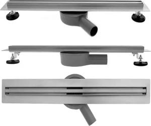Sanotechnik Duschrinne "Nirosta Chrom-Optik", slim, 80cm