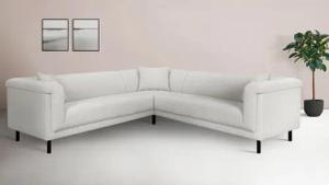 INOSIGN Ecksofa "AGNIA L-Form B/T/H: 244/244/71 cm", incl. Zierkissen, gleichschenklig, auch in Cord