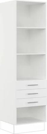 IMPULS KÜCHEN Seitenschrank ""Valencia", Breite/Höhe: 60/205,1 cm, mit Soft-Close", vormontiert, mit Schubkästen, mit verstellbaren Fachböden