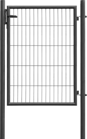GARDEN N MORE Zauneinzeltür "Einzeltor Standard", (Set), 125 cm hoch, anthrazit