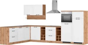 KOCHSTATION Winkelküche "KS-Lana", Stellbreite 240/360 cm, wahlweise mit E-Geräten