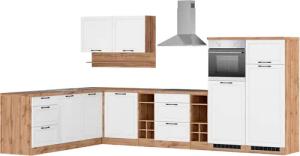 KOCHSTATION Winkelküche "KS-Lana", Stellbreite 240/360 cm, wahlweise mit E-Geräten