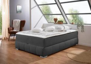 Guido Maria Kretschmer Home&Living Boxbett "Wehma", ohne Kopfteil, inklusive Topper und Bettkasten