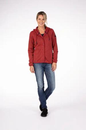 LPO Fleecejacke "SASKWOOD II WOMEN", weiche Fleecejacke in traditioneller Optik