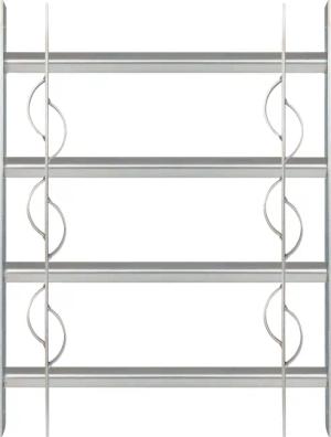 Alberts Fensterschutzgitter "Secorino Style", Breite ausziehbar 50-65 cm, versch. Höhen