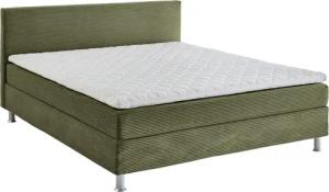 ATLANTIC home collection Boxbett "Edison", inkl. Bonnellfederkern-Matratze und Topper