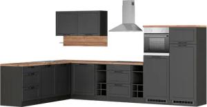 KOCHSTATION Winkelküche "KS-Lana", Stellbreite 240/360 cm, wahlweise mit E-Geräten