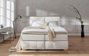 Guido Maria Kretschmer Home&Living Boxspringbett "Wehma", inkl. Topper in 3 verschiedenen Matratzen, auch in Samtstoff
