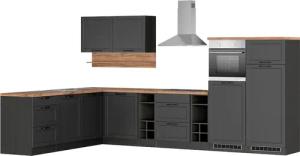 KOCHSTATION Winkelküche "KS-Lana", Stellbreite 240/360 cm, wahlweise mit E-Geräten