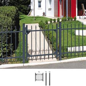 Alberts Zauneinzeltür "Chaussee", Breite: 96,5 cm, Höhe: 100 und 120 cm, versch. Farben