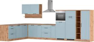 KOCHSTATION Winkelküche "KS-Lana", Stellbreite 240/440 cm, wahlweise mit E-Geräten
