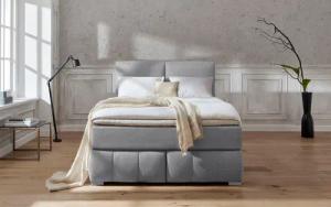 Guido Maria Kretschmer Home&Living Boxspringbett "Wehma", inkl. Topper in 3 verschiedenen Matratzen, auch in Samtstoff