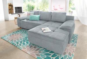 sit&more Ecksofa "Labene L-Form", wahlweise mit Bettfunktion und Bettkasten, auch als XXL-Variante