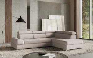 sit&more Ecksofa "Broadway L-Form", mit verstellbaren Kopfteilen, wahlweise mit Bettfunktion