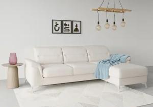 sit&more Ecksofa "Sinatra L-Form", mit Recamiere, optinal mit Kopfteilverstellung und Armteilfunktion