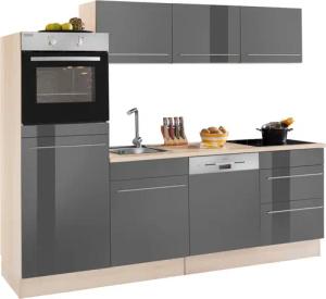 OPTIFIT Küche "Bern", (Spar-Set), Breite 240 cm, mit E-Geräten, Stärke der Arbeitsplatte wählbar