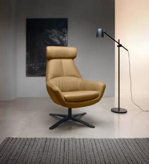 BETYPE Drehsessel "Be Organic High Back, Loungesessel, Hochlehnsessel", in elegantem Design mit Drehfunktion