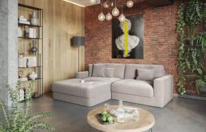 RAUM.ID Ecksofa "Innovid L-Form", Modernes Modul-Polsterprogramm