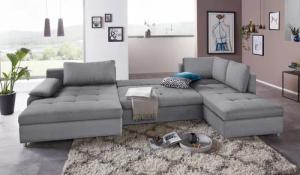 sit&more Wohnlandschaft "Labene U-Form", wahlweise mit Bettfunktion und Bettkasten