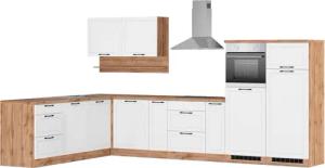 KOCHSTATION Winkelküche "KS-Lana", Stellbreite 240/360 cm, wahlweise mit E-Geräten