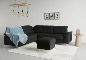 sit&more Ecksofa "Sinatra L-Form", optional mit Kopfteilverstellung und Armteilfunktion