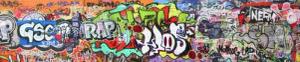 Express Küchen Küchenrückwand "Graffiti", (1 tlg.)