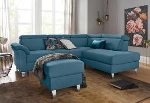 sit&more Ecksofa, inklusive Kopfteilverstellung, wahlweise mit Bettfunktion und Bettkasten