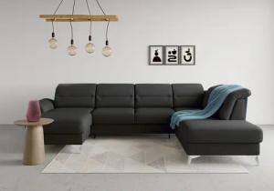 sit&more Wohnlandschaft "Sinatra U-Form", optional mit Kopfteilverstellung und Armteilfunktion etc.