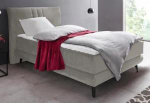 Places of Style Boxspringbett "Skien", incl. Kaltschaumtopper, 2 Härtegrade, 3 Ausführungen