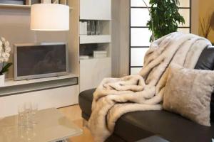 Star Home Textil Wohndecke "Polarfuchs", besonders weich, Kuscheldecke