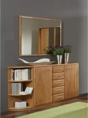 WIEMANN Kombikommode "Lausanne, teilmassive Erle, stilvoller Landhausstil", Made in Germany