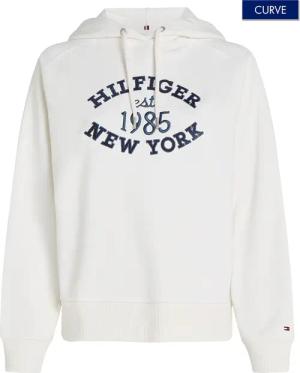 Tommy Hilfiger Curve Kapuzensweatshirt "CRV REG HILFIGER VARSITY HOODIE", Große Größen