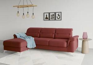 sit&more Ecksofa "Sinatra L-Form", mit Recamiere, optinal mit Kopfteilverstellung und Armteilfunktion