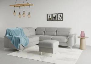 sit&more Ecksofa "Sinatra L-Form", optional mit Kopfteilverstellung und Armteilfunktion