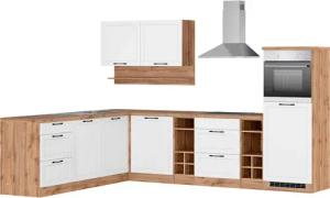 KOCHSTATION Winkelküche "KS-Lana", Stellbreite 240/300 cm, wahlweise mit E-Geräten