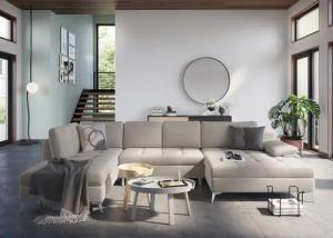 sit&more Wohnlandschaft "Latigo U-Form", mit Mega-Recamiere, wahlweise mit Bettfunktion und Bettkasten