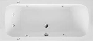 OTTOFOND Whirlpool-Badewanne "Malta 170", (Komplett-Set), Typ 1, 170x75 cm