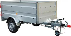 STEMA PKW-Anhänger "BASIC 850", inkl. Bordwandaufsatz und Flachplane