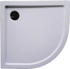 Sanotechnik Rundduschwanne "Bora", LxBxH: 80x80x14cm