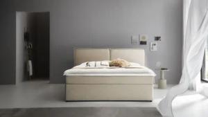 ATLANTIC home collection Boxbett "NIKITA", bodentiefes Bett, wahlweise mit Matratze und Topper