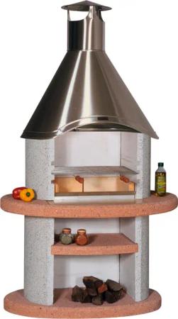 WELLFIRE Grillkamin "Duna Colora", BxTxH: 110x73x192 cm