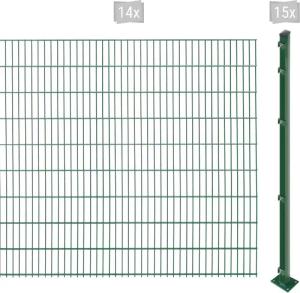 Arvotec Doppelstabmattenzaun "EASY 183 zum Aufschrauben", Zaunhöhe 183 cm, Zaunlänge 2 - 60 m